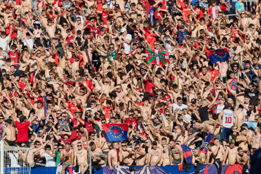 El osasunismo se conjuró este viernes, 22 de mayo, en el estadio de El Sadar para apoyar a los suyos antes del vital encuentro de última jornada contra el Getafe
