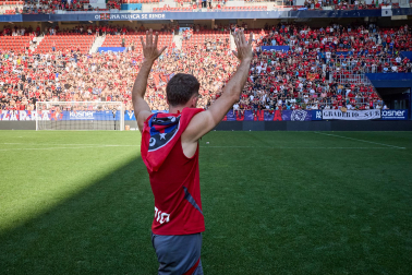 El osasunismo se conjuró este viernes, 22 de mayo, en el estadio de El Sadar para apoyar a los suyos antes del vital encuentro de última jornada contra el Getafe