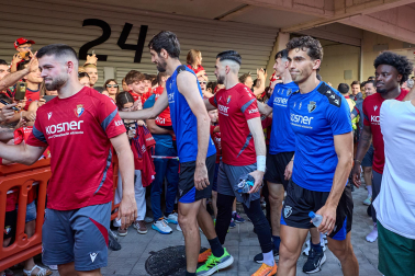 El osasunismo se conjuró este viernes, 22 de mayo, en el estadio de El Sadar para apoyar a los suyos antes del vital encuentro de última jornada contra el Getafe