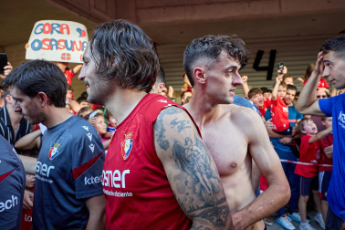 El osasunismo se conjuró este viernes, 22 de mayo, en el estadio de El Sadar para apoyar a los suyos antes del vital encuentro de última jornada contra el Getafe