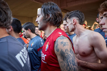 El osasunismo se conjuró este viernes, 22 de mayo, en el estadio de El Sadar para apoyar a los suyos antes del vital encuentro de última jornada contra el Getafe