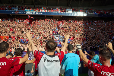 El osasunismo se conjuró este viernes, 22 de mayo, en el estadio de El Sadar para apoyar a los suyos antes del vital encuentro de última jornada contra el Getafe