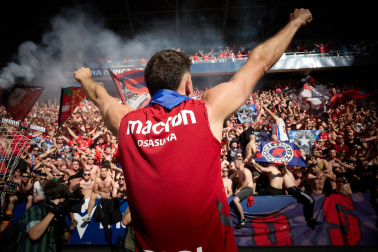El osasunismo se conjuró este viernes, 22 de mayo, en el estadio de El Sadar para apoyar a los suyos antes del vital encuentro de última jornada contra el Getafe