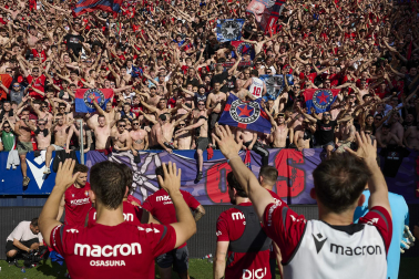 El osasunismo se conjuró este viernes, 22 de mayo, en el estadio de El Sadar para apoyar a los suyos antes del vital encuentro de última jornada contra el Getafe