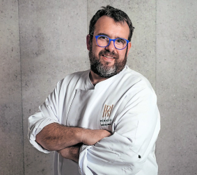 El chef de Tudela, Luis Salcedo