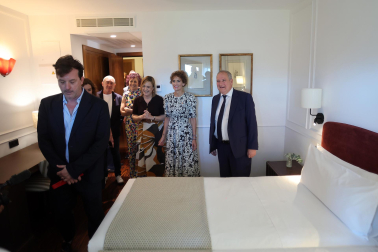 Fotos de la reapertura del Parador de Olite tras la reforma