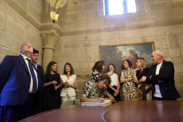 Fotos de la reapertura del Parador de Olite tras la reforma