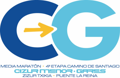 Logotipo de la nueva media maratón por el Camino de Santiago 'La Cizur-Garés'