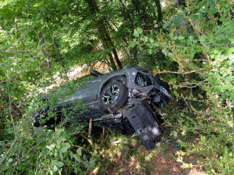 Foto del accidente de tráfico en Arce.