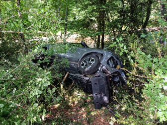 Foto del accidente de tráfico en Arce.