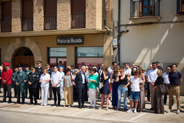 Fotos del homenaje en Sangüesa a Bonifacio Martín y Julián Embid, asesinados por ETA