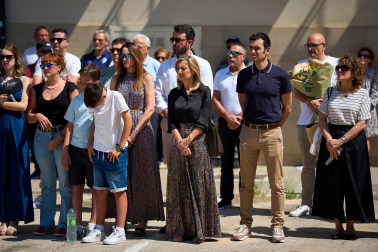 Fotos del homenaje en Sangüesa a Bonifacio Martín y Julián Embid, asesinados por ETA