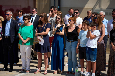 Fotos del homenaje en Sangüesa a Bonifacio Martín y Julián Embid, asesinados por ETA
