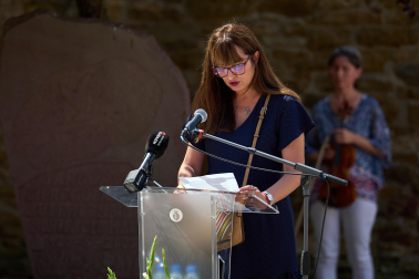 Fotos del homenaje en Sangüesa a Bonifacio Martín y Julián Embid, asesinados por ETA
