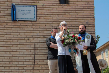 Actos del 75 aniversario del barrio de Lourdes de Tudela
