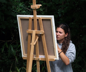 Concurso de pintura al aire libre organizado por la Mancomunidad de la Comarca de Pamplona