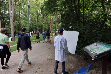 Concurso de pintura al aire libre organizado por la Mancomunidad de la Comarca de Pamplona
