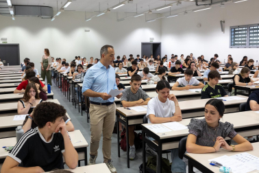 Fotos de la primera jornada de la PAU en Pamplona y Tudela