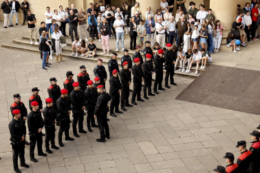 Funeral en la Catedral de Pamplona por los policías forales fallecidos en Elgoibar