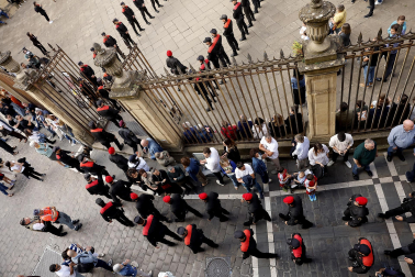 Funeral en la Catedral de Pamplona por los policías forales fallecidos en Elgoibar
