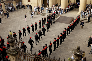 Funeral en la Catedral de Pamplona por los policías forales fallecidos en Elgoibar