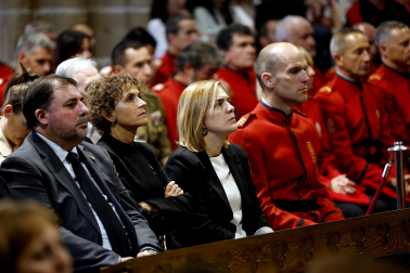 Funeral en la Catedral de Pamplona por los policías forales fallecidos en Elgoibar