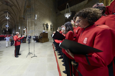 Funeral en la Catedral de Pamplona por los policías forales fallecidos en Elgoibar