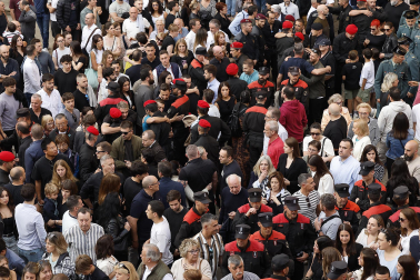 Funeral en la Catedral de Pamplona por los policías forales fallecidos en Elgoibar