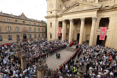 Funeral en la Catedral de Pamplona por los policías forales fallecidos en Elgoibar