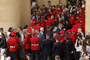 Funeral en la Catedral de Pamplona por los policías forales fallecidos en Elgoibar