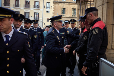 Funeral en la Catedral de Pamplona por los policías forales fallecidos en Elgoibar