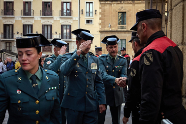 Funeral en la Catedral de Pamplona por los policías forales fallecidos en Elgoibar