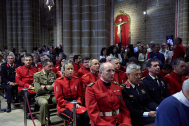 Funeral en la Catedral de Pamplona por los policías forales fallecidos en Elgoibar