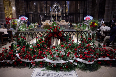 Funeral en la Catedral de Pamplona por los policías forales fallecidos en Elgoibar