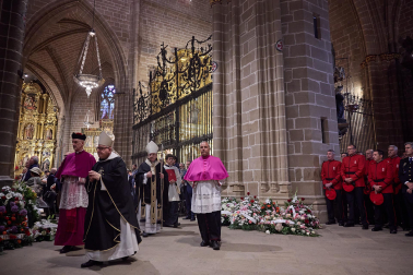 Funeral en la Catedral de Pamplona por los policías forales fallecidos en Elgoibar