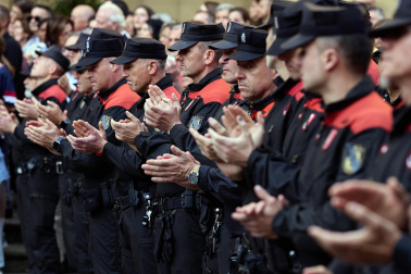 Funeral en la Catedral de Pamplona por los policías forales fallecidos en Elgoibar