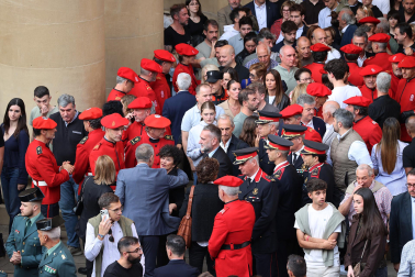 Funeral en la Catedral de Pamplona por los policías forales fallecidos en Elgoibar