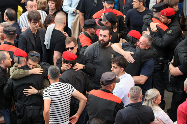 Funeral en la Catedral de Pamplona por los policías forales fallecidos en Elgoibar