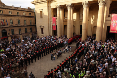 Funeral en la Catedral de Pamplona por los policías forales fallecidos en Elgoibar