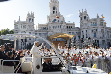 Fotos del segundo día de la visita del papa León XIV a Madrid