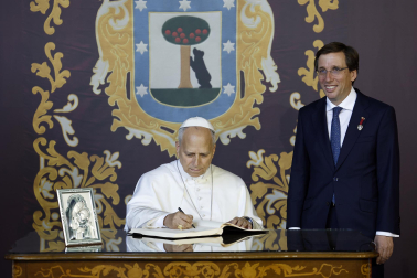 Fotos del segundo día de la visita del papa León XIV a Madrid