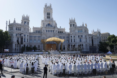 Fotos del segundo día de la visita del papa León XIV a Madrid