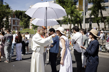 Fotos del segundo día de la visita del papa León XIV a Madrid