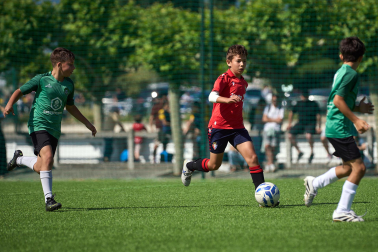 Foto de las finales del Torneo Santi Macaya de fútbol celebrado en el colegio Luis Amigó.