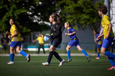 Foto de las finales del Torneo Santi Macaya de fútbol celebrado en el colegio Luis Amigó.