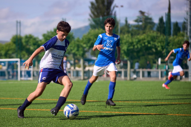 Foto de las finales del Torneo Santi Macaya de fútbol celebrado en el colegio Luis Amigó.