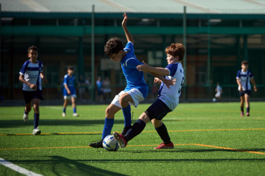 Foto de las finales del Torneo Santi Macaya de fútbol celebrado en el colegio Luis Amigó.