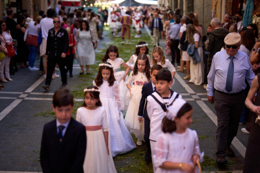 Foto de la procesión del Corpus Christi en Pamplona.