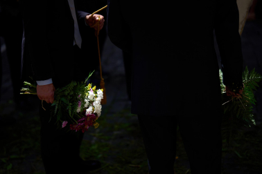 Foto de la procesión del Corpus Christi en Pamplona.