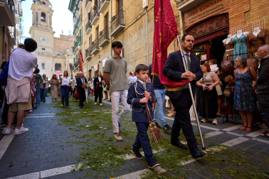 Foto de la procesión del Corpus Christi en Pamplona.
